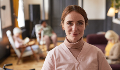 Young Nurse At Retirement Home 2026 01 08 07 25 28 Utc