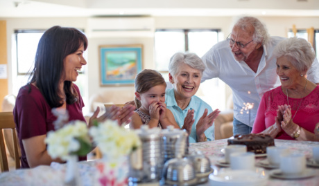 Grandparents Celebrating A Birthday With Their Gra 2026 03 09 06 04 55 Utc