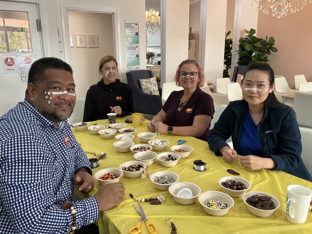 Cura Aged Care First Nations Paint and Scoop