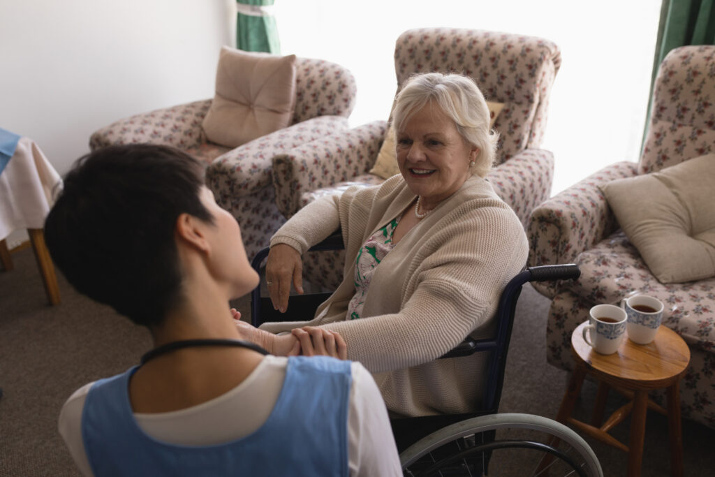 Female Doctor Interacting With Disabled Senior Wom 2026 01 09 08 34 28 Utc