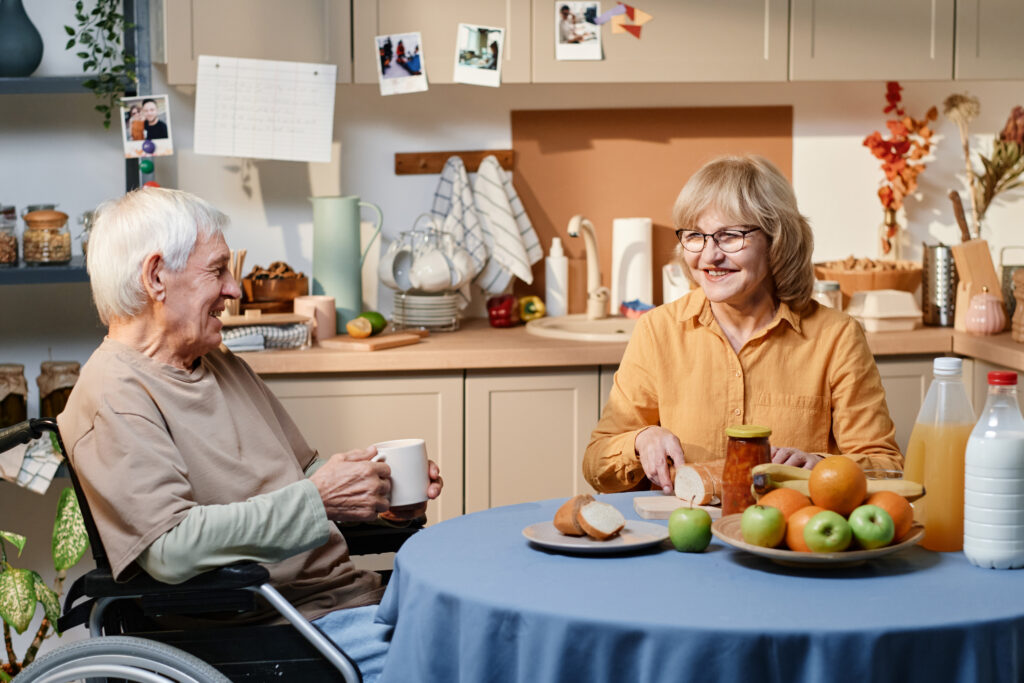Senior Couple Talking In The Kitchen 2026 01 08 00 14 13 Utc