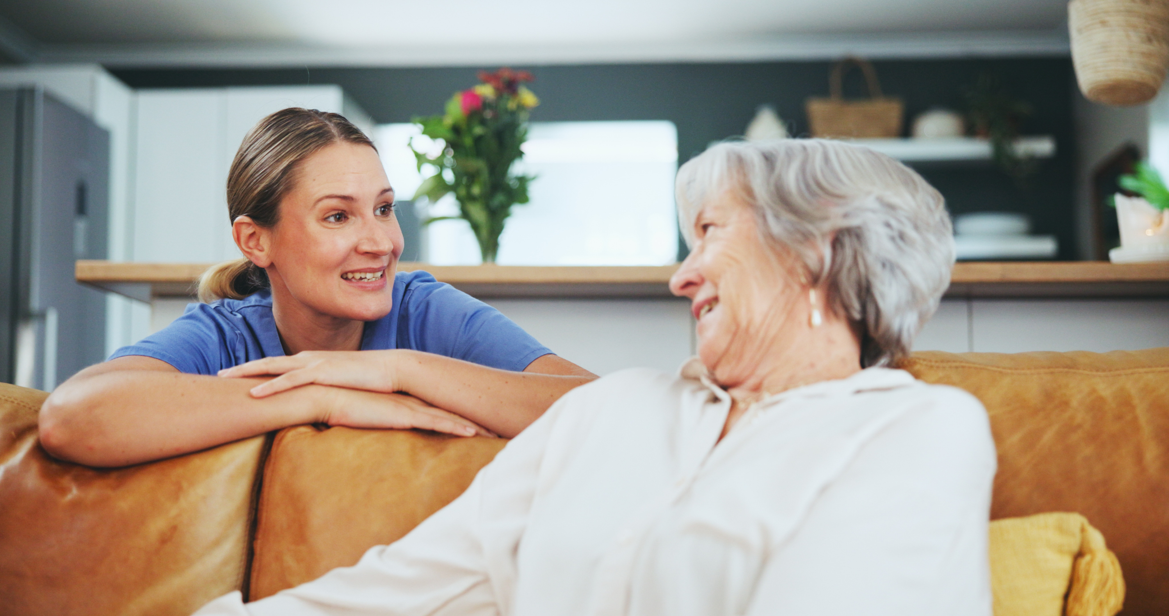 Senior Woman And Happy With Caregiver For Support 2026 03 25 05 34 06 Utc